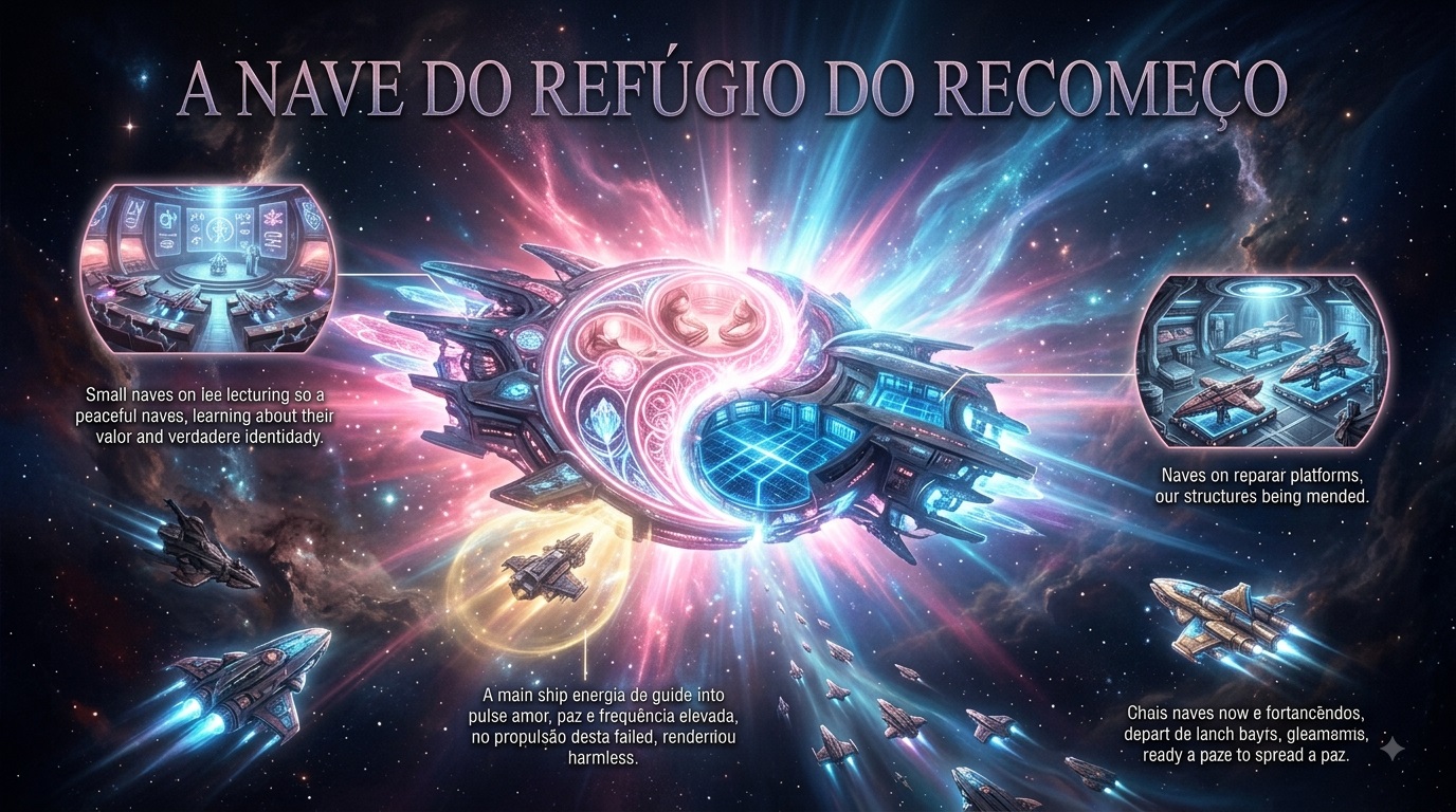 a nave do refugio do recomeco